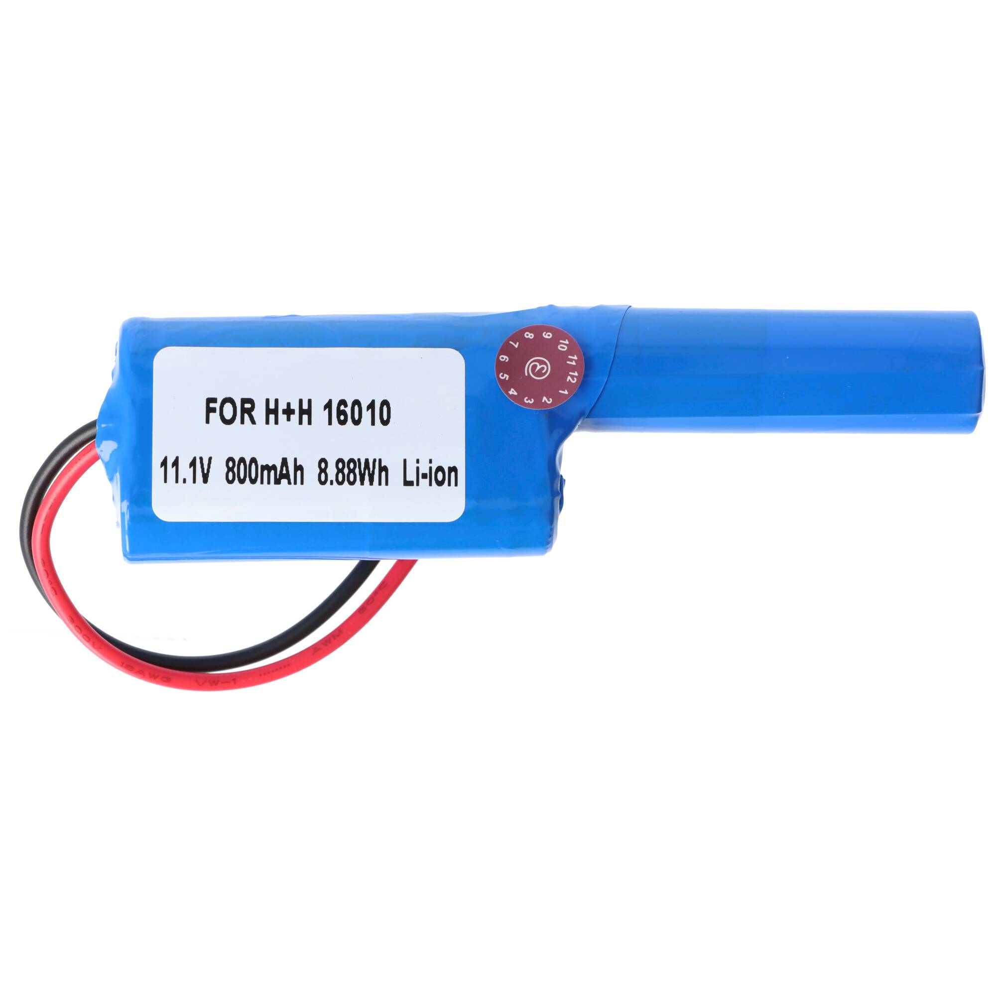 Lithium Ionen Akku passend für Heim & Haus 16010 11,1 Volt 800mAh, mit Molex Anschluss