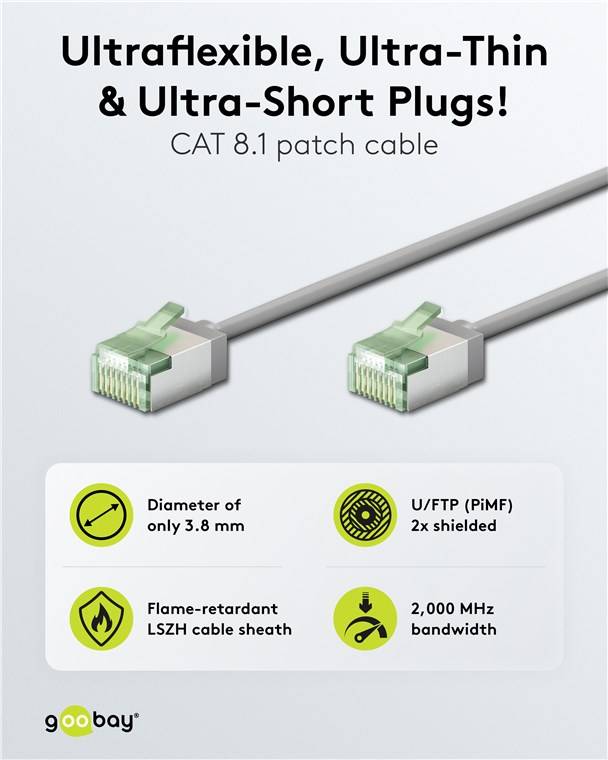 Goobay Patchkabel U/FTP Cat8.1 74343