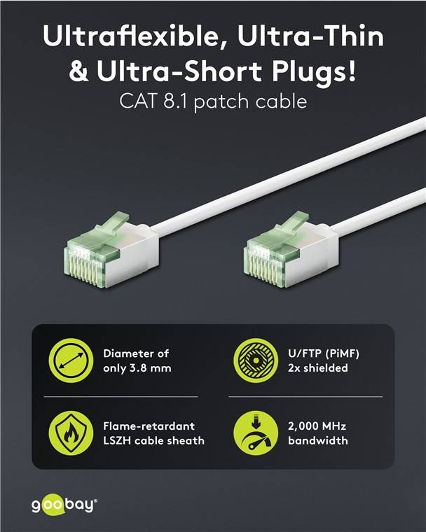 Goobay Patchkabel U/FTP Cat8.1 74358