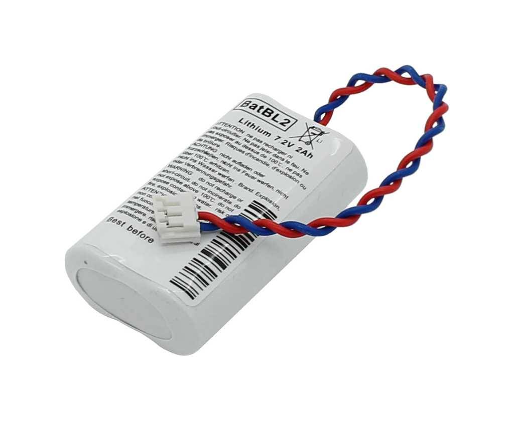 Pufferbatterie LiSoCl2 7,2V 2Ah passend für Label Alarmanlage
