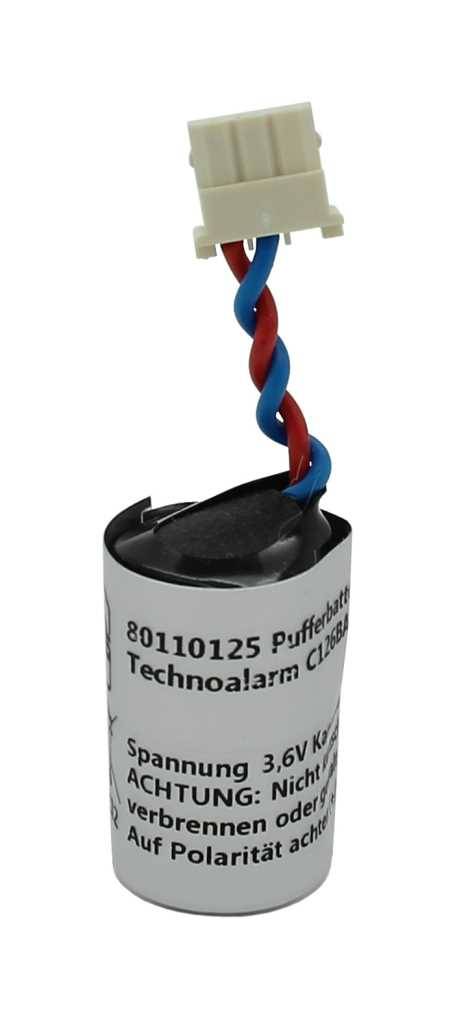 Pufferbatterie LiSoCl2 3,6V 1,2Ah ersetzt Technoalarm C126BATT36LI