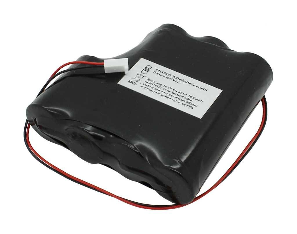 Pufferbatterie AlMn 10,5V 7,8Ah ersetzt Daitem BATV22