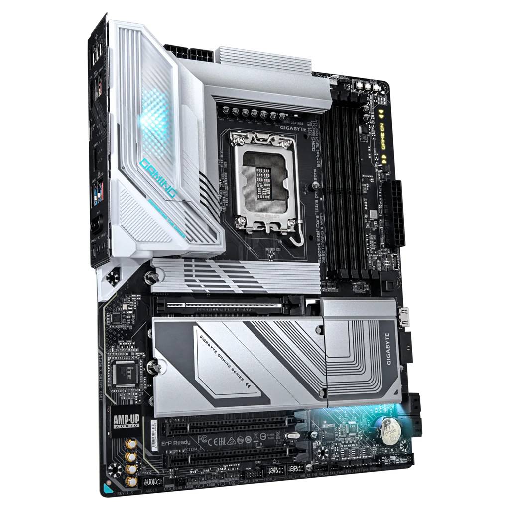 Gigabyte Z890 GAMING X WIFI7 - Motherboard - ATX - LGA1851-Sockel - Z890 Chipsatz - USB4, USB-C 3.2 Gen2, USB 3.2 Gen 2, USB 3.2 Gen 1 - 2.5