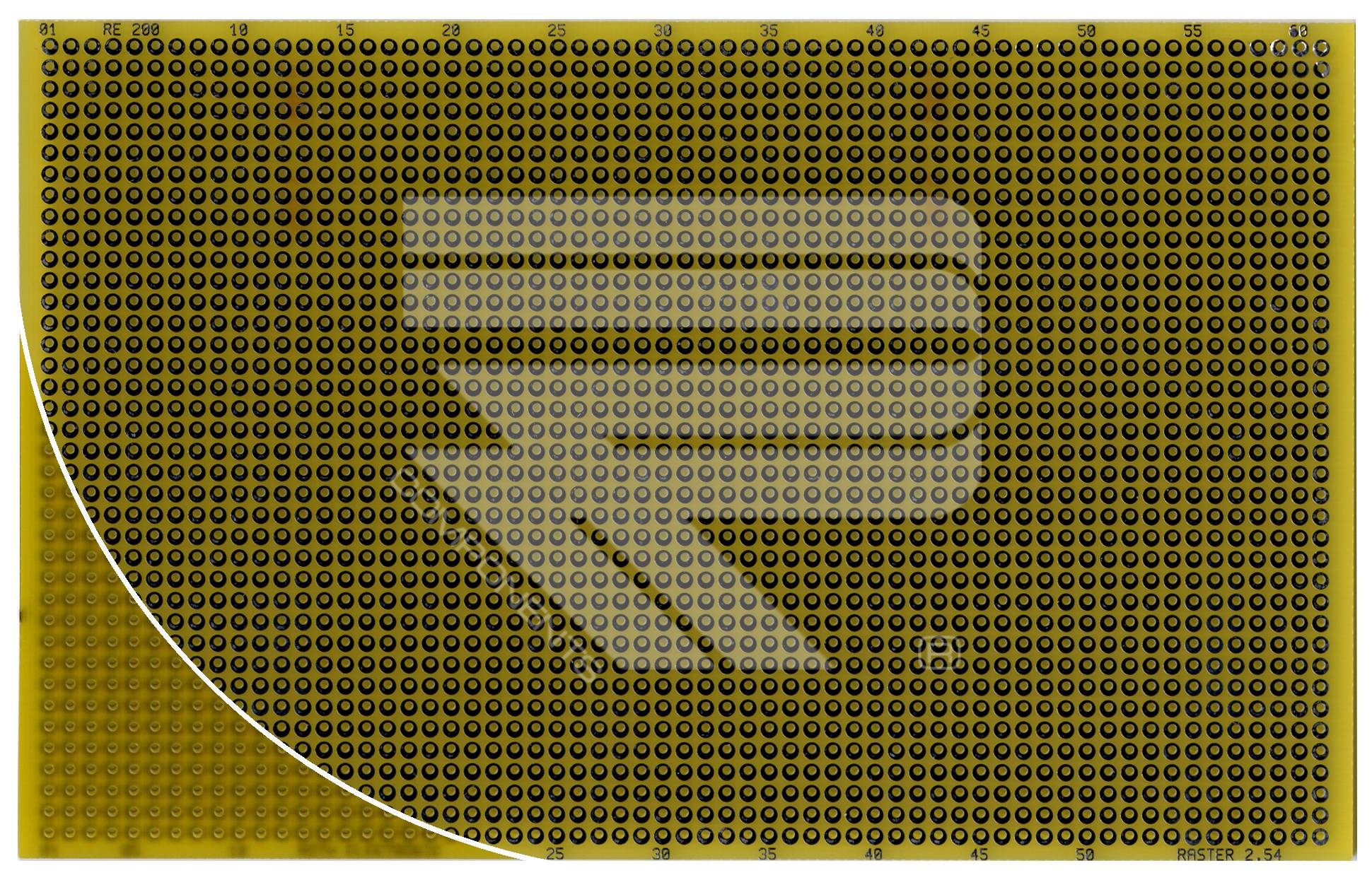 Roth Elektronik RE200-LF Laborkarte Epoxyd RM 2,54 mm 38 x 61 Lötinseln