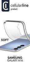 Cellularline Soft Case für Samsung A16 4G/5G Clear