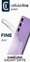 Cellularline Fine Case für Samsung S24 FE Clear
