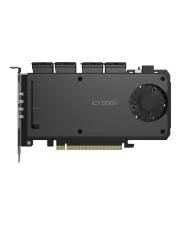 Icy Dock Mobile Rack Adapter Card 4-Bay M.2 NVMe SSD zu PCIe 5.0 x 16