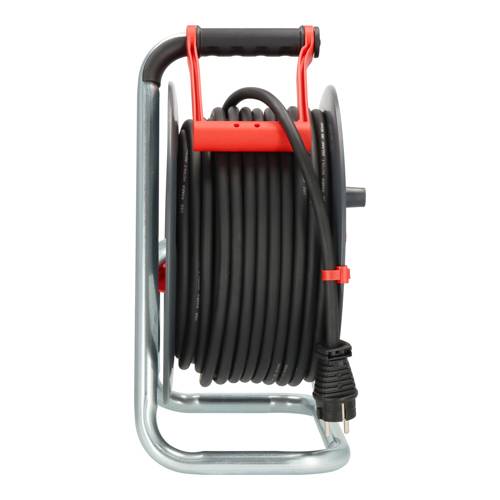 BRENNENSTUHL professionalLINE - Kabeltrommel 320 KU 4200 (3.300W | IP44 | 5x Schutzkontakt-Steckdosen | Länge 40,0m)