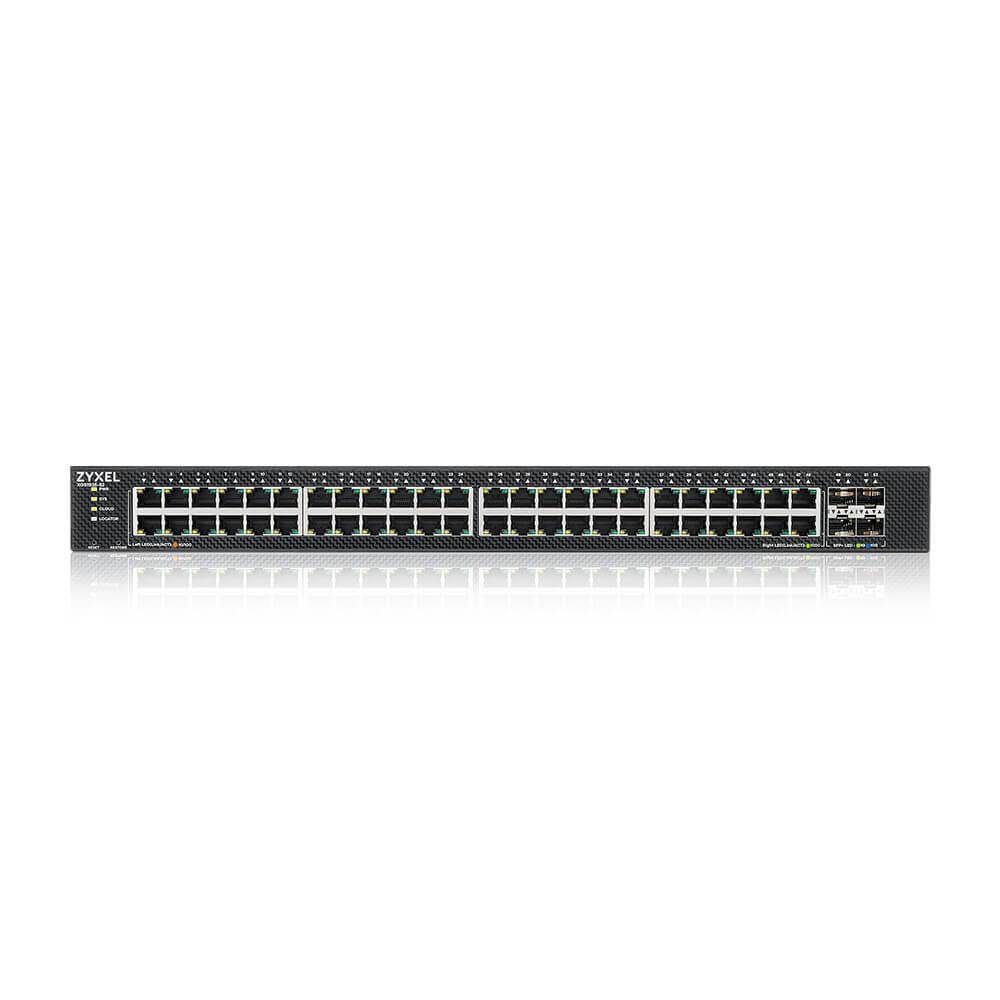 ZyXEL XGS1935 Series XGS1935-52 - Switch - verwaltet - L3 Lite - Smart - 48 x 10/100/1000 + 4 x 10 Gigabit SFP+ (Uplink)