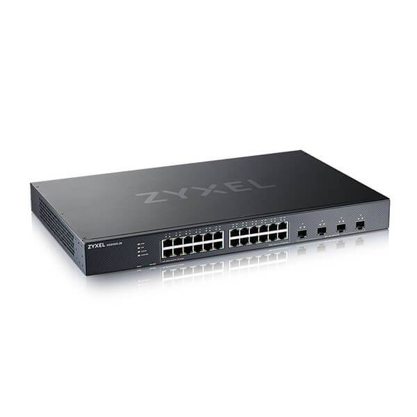ZyXEL XGS1935 Series XGS1935-28 - Switch - verwaltet - L3 Lite - Smart - 24 x 10/100/1000 + 4 x 10 Gigabit SFP+ (Uplink)