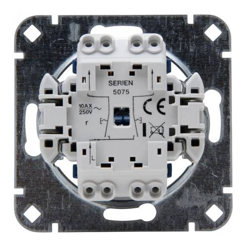 KOPP 507500007 - Unterputz Serienschalter-Sockel (ohne Abdeckung | 250V | 10A | 10AX | IP20)