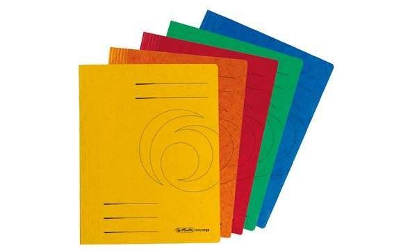 Herlitz Schnellhefter A4 Karton farb.sort kfm.Heft. 10er Pa Multimedia-Technik
