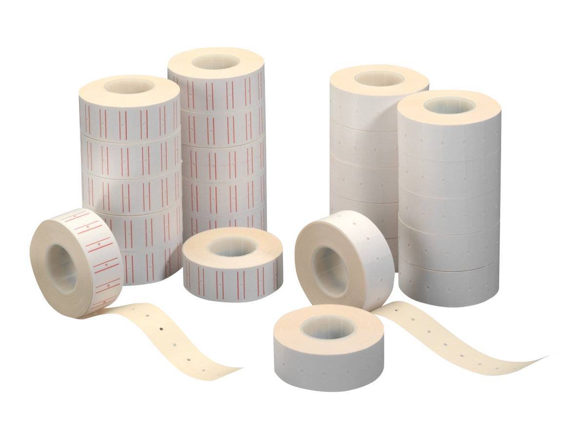 Herlitz Preisauszeichnungsetikett 1-zeilig ws 12 Rollen 1200 Multimedia-Technik