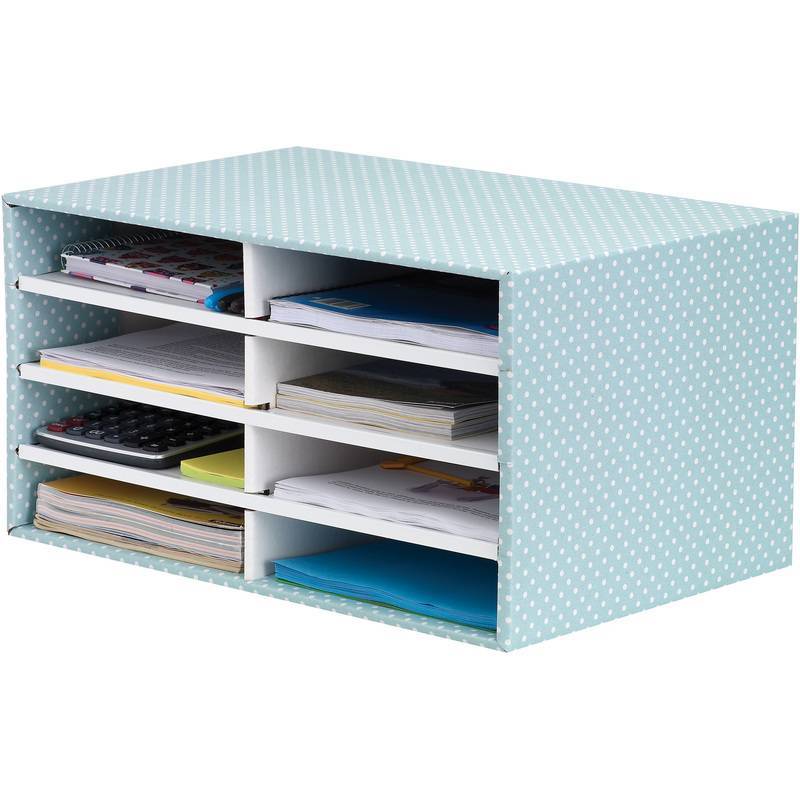 BankersBox Schreibtisch Organizer A4 8 Fächer grün/weiß 1PK Multimedia-Technik