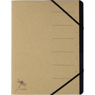 PAGNA Ordnungsmappe 7 Fächer Pur 1-7 natur 1Stk Multimedia-Technik Ordnen,Archivieren,Verstauen