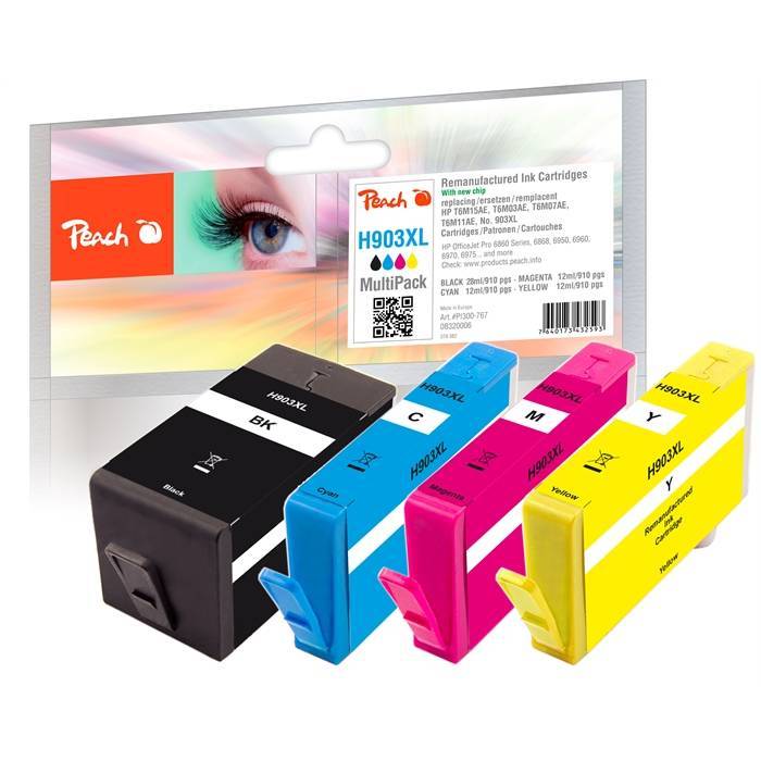 Peach Patrone HP Nr.903XL MultiPack REM,KOM Multimedia-Technik Patronen HP