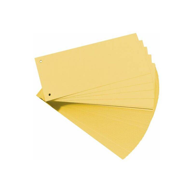 Herlitz Trennstreifen gelb 100er Multimedia-Technik Ordnen,Archivieren,Verstauen