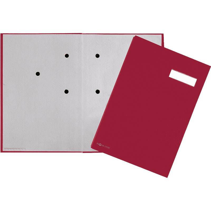 PAGNA Unterschriftsmappe Kunststoff 20 Fächer rot Multimedia-Technik Ordnen,Archivieren,Verstauen