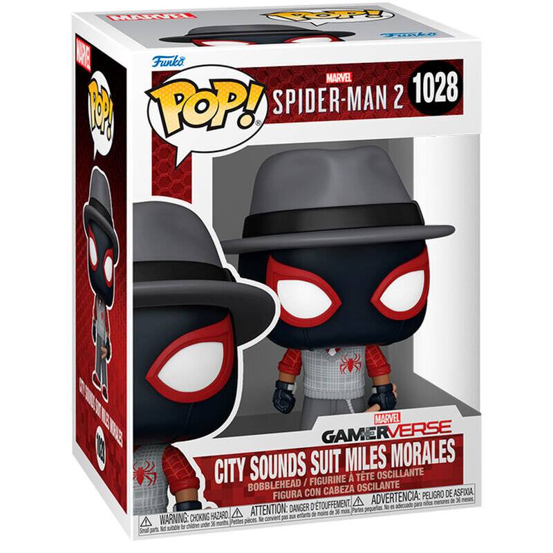 Spiderman 2 POP! Games Vinyl Figur City Sounds Miles 9 cm