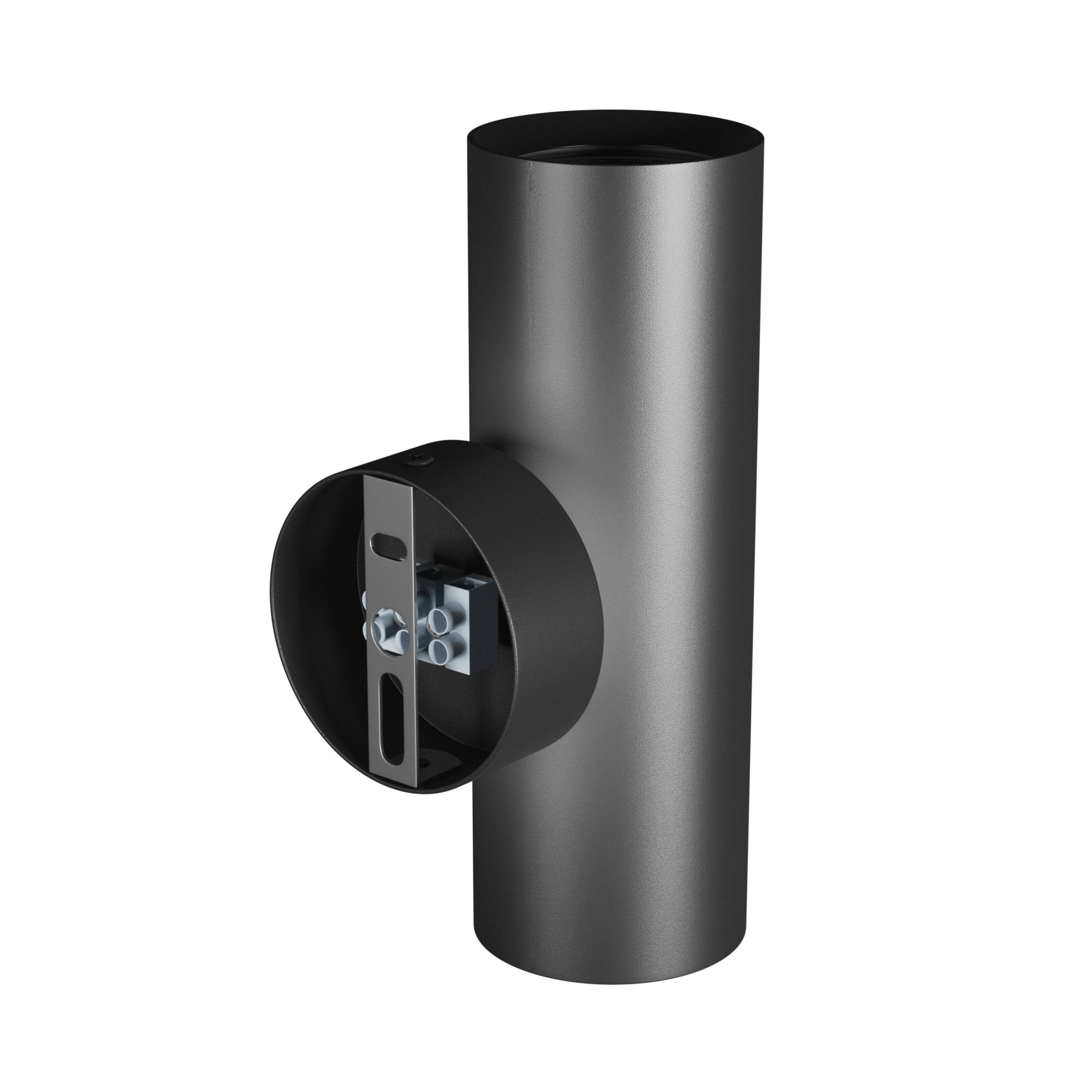 Spectrum LED Wandleuchte SQUALLA VARIOSA TUBO 2X GU10 Innenleuchte schwarz Up&Down max. 10W