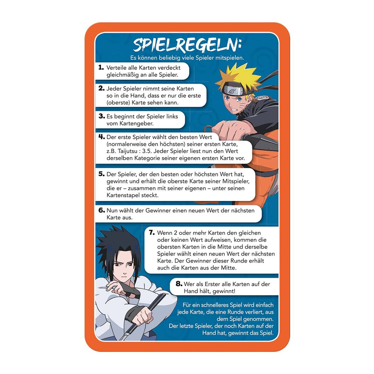 Top Trumps Collectables - Naruto Kartenspiel Quartettspiel