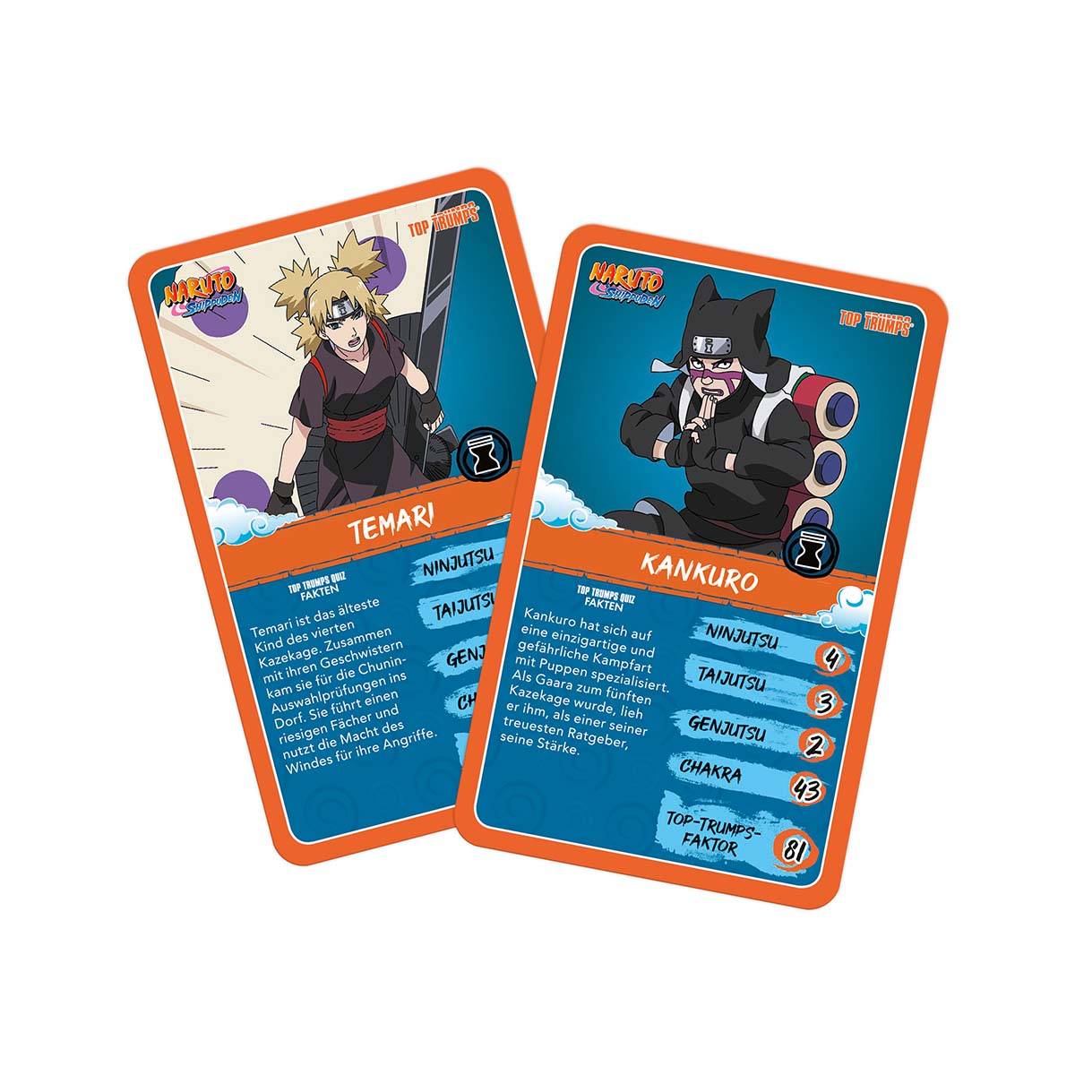 Top Trumps Collectables - Naruto Kartenspiel Quartettspiel