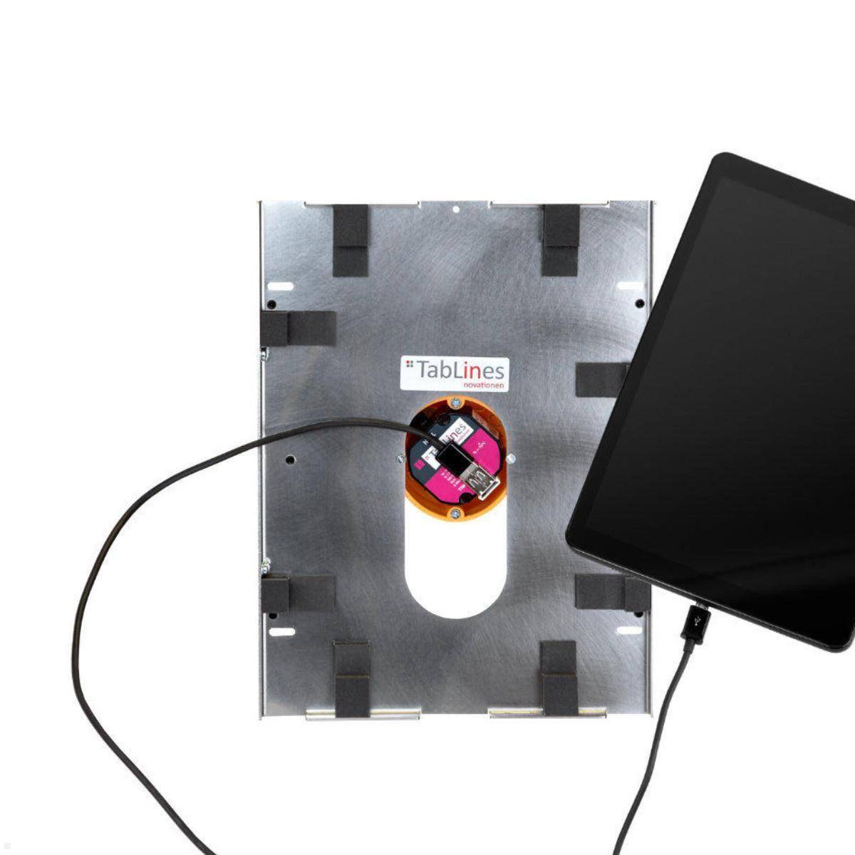TabLines TWE110S Tablet Wandeinbau für Samsung Tab S9 11.0, silber