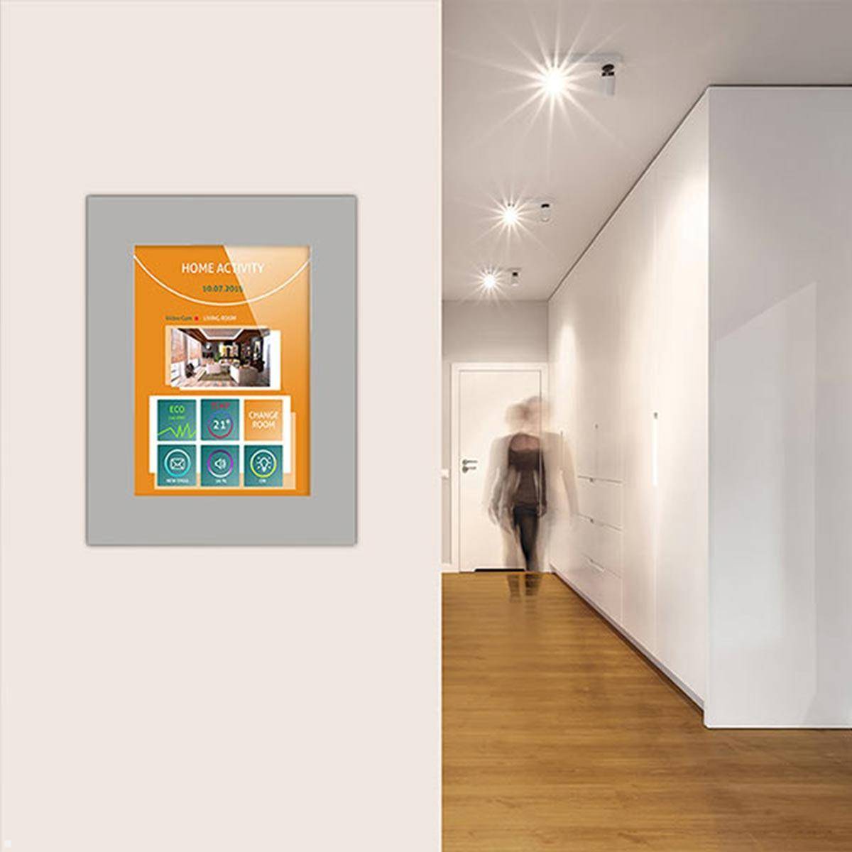 TabLines TWE116S Tablet Wandeinbau für Apple iPad Pro 11.0 (M4), silber