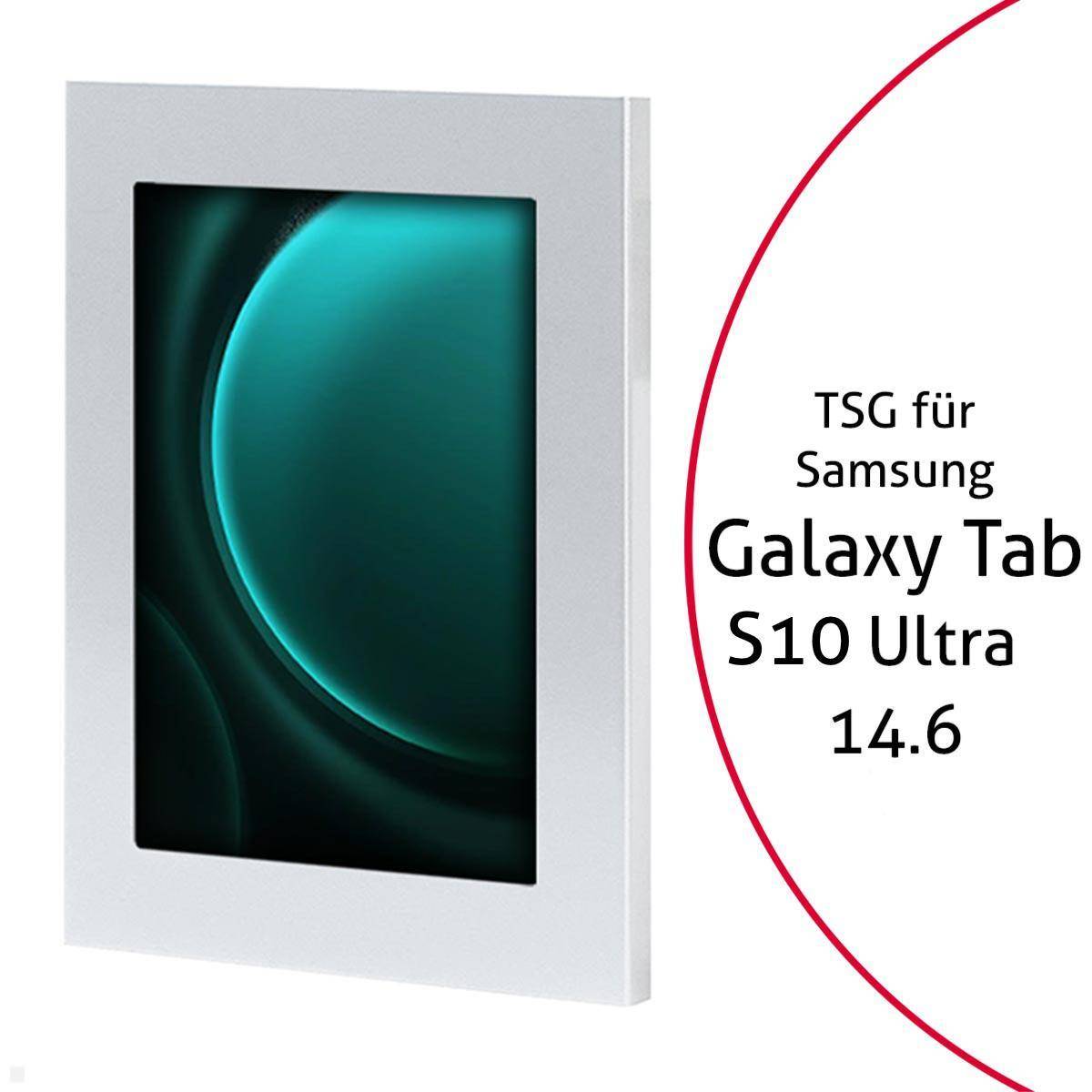 TabLines TSG108S Tablet Schutzgehäuse für Samsung Tab S10 Ultra 14.6, silber