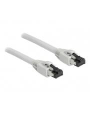 Delock RJ45 Netzwerkkabel Cat.8.1 S/FTP 10 m bis 40 Gbps grau CAT 8 FTP SFTP m Grau