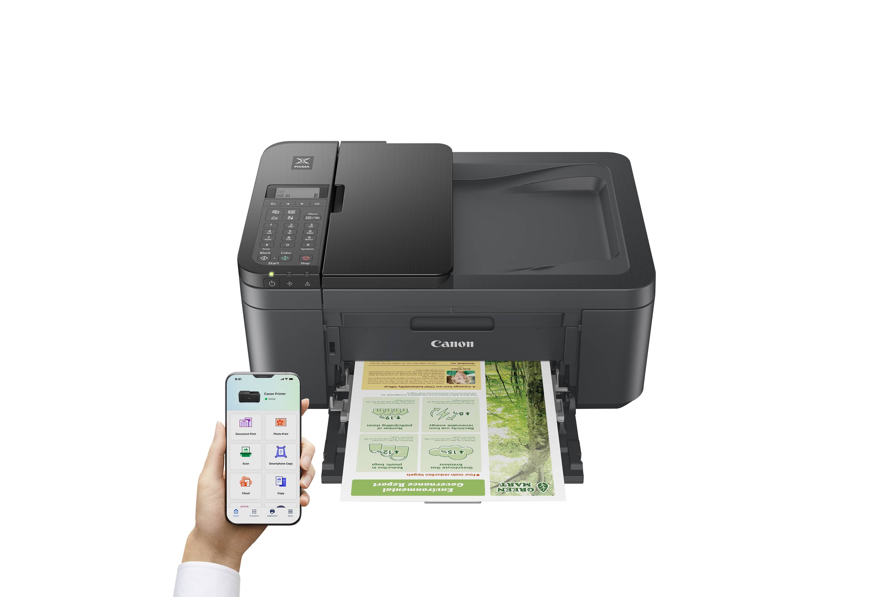 Canon PIXMA TR4755i - Multifunktionsdrucker - Farbe - Tintenstrahl - A4 (210 x 297 mm)