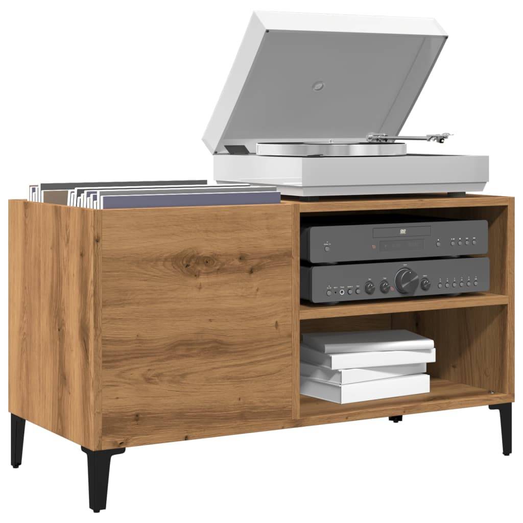 vidaXL Plattenschrank Artisan-Eiche 84,5x38x48 cm Holzwerkstoff