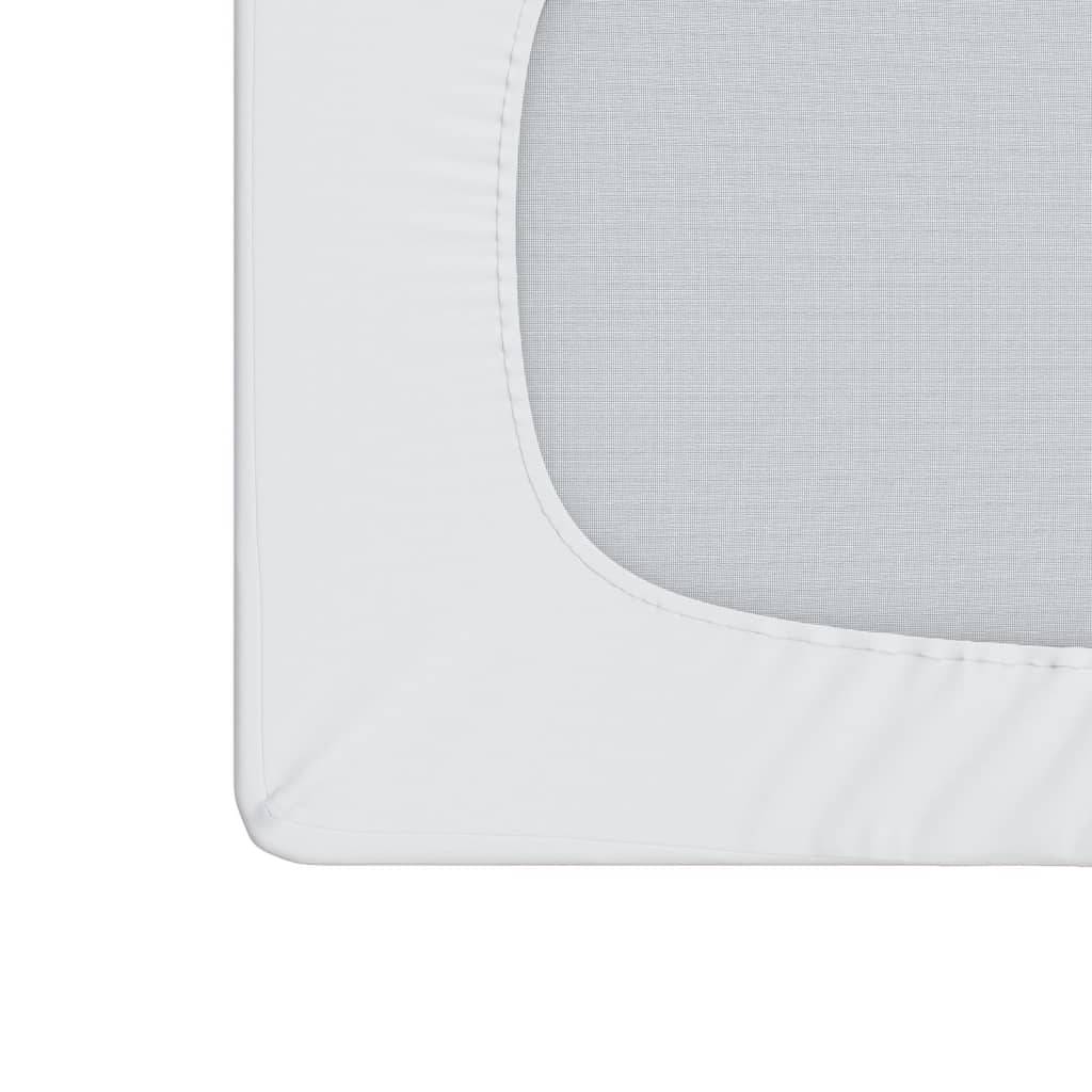 vidaXL Matratzenschoner Weiß 100x200 cm Wasserdicht