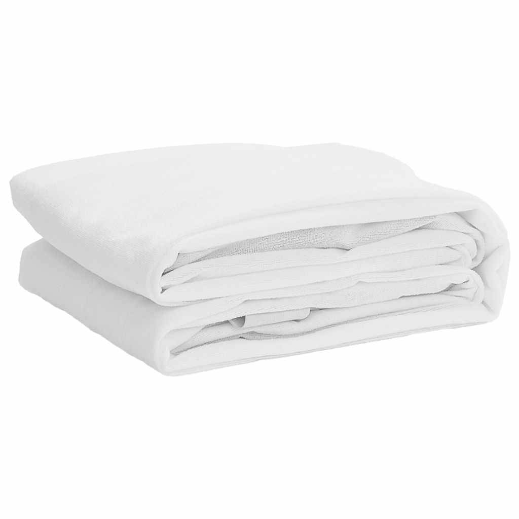 vidaXL Matratzenschoner Weiß 90x200 cm Wasserdicht