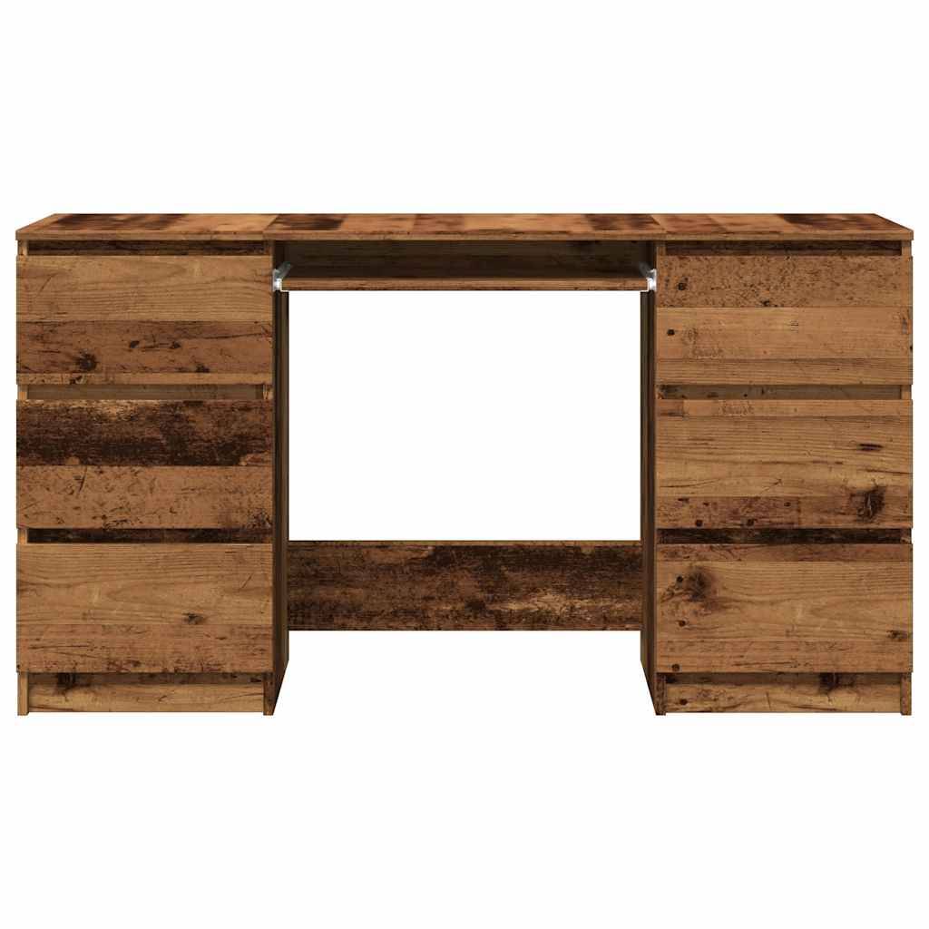 vidaXL Schreibtisch Altholz-Optik 140x50x77 cm Holzwerkstoff