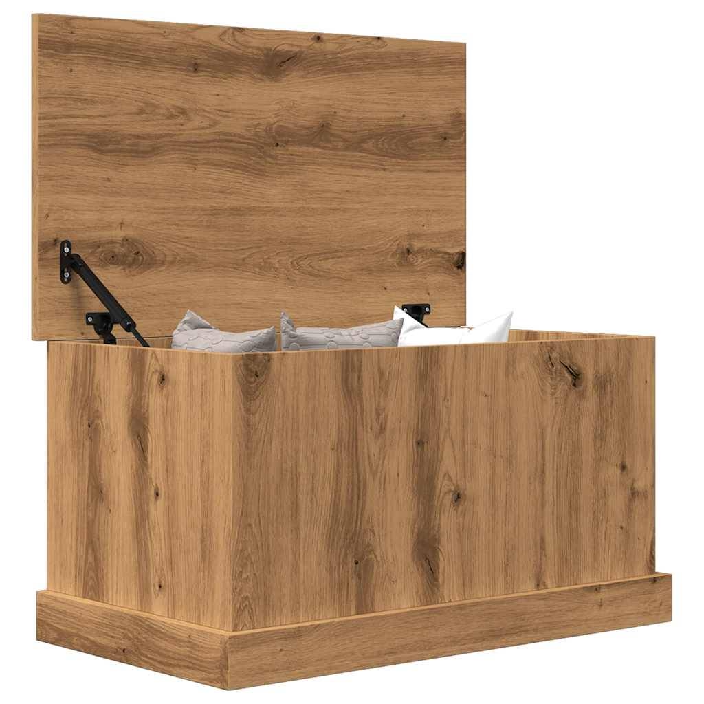 vidaXL Aufbewahrungstruhe Artisan-Eiche 70x40x38 cm Holzwerkstoff
