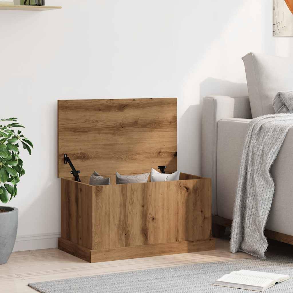 vidaXL Aufbewahrungstruhe Artisan-Eiche 70x40x38 cm Holzwerkstoff