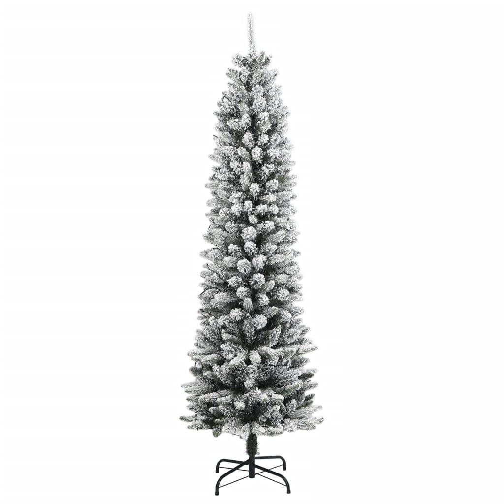 vidaXL Künstlicher Weihnachtsbaum mit Schnee 150 LEDs 120 cm