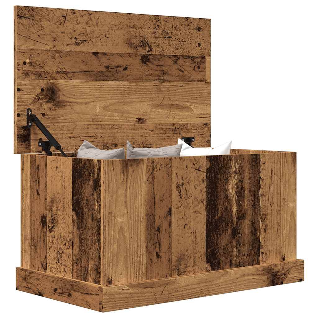 vidaXL Aufbewahrungstruhe Altholz-Optik 70x40x38 cm Holzwerkstoff