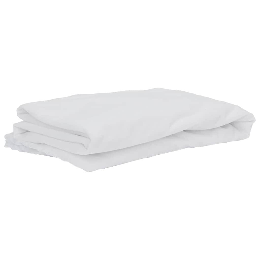 vidaXL Matratzenschoner Weiß 100x200 cm Wasserdicht
