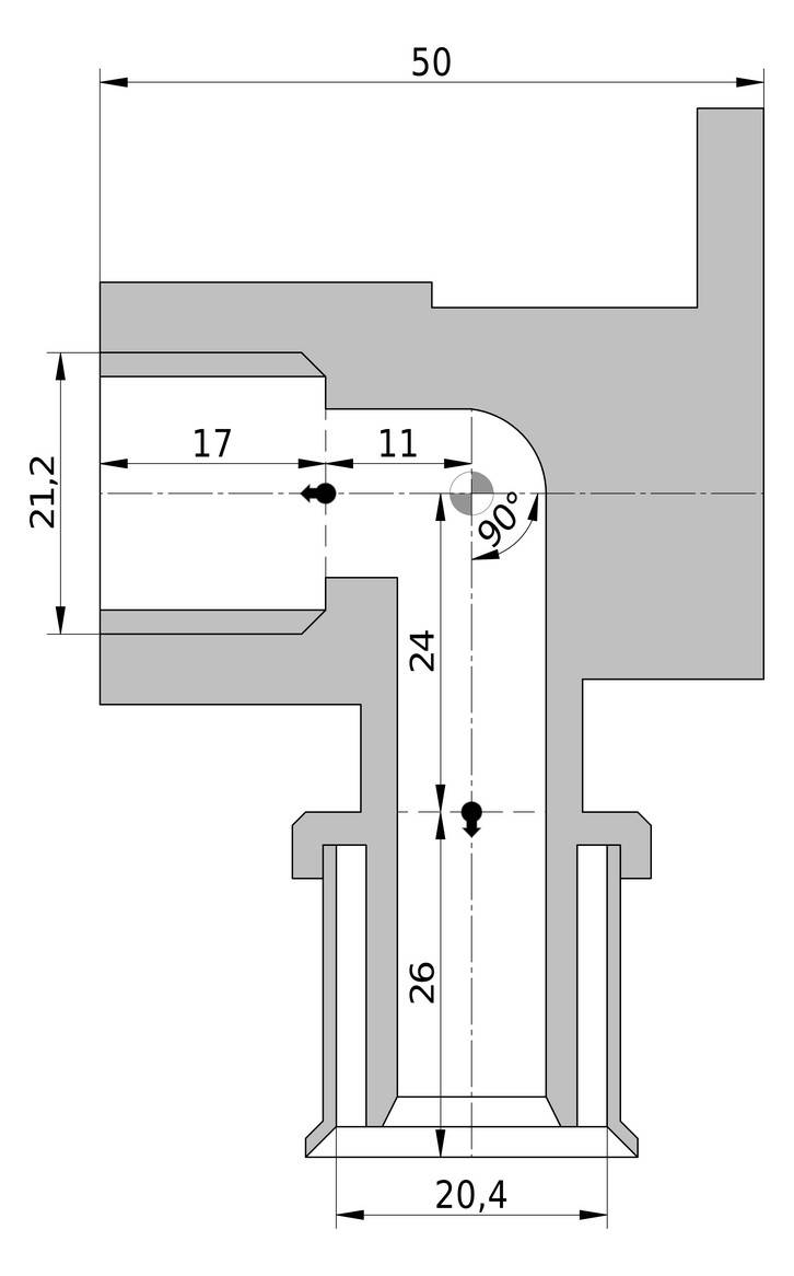 Wavin Tigris K5 Wandscheibe 20mm x 1/2 IG