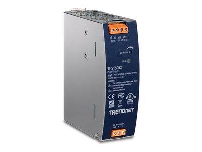 TRENDnet DIN-Rail Power Supply 150W,52V DC,2.89A, AC to DC Multimedia-Technik Switch Zubehör