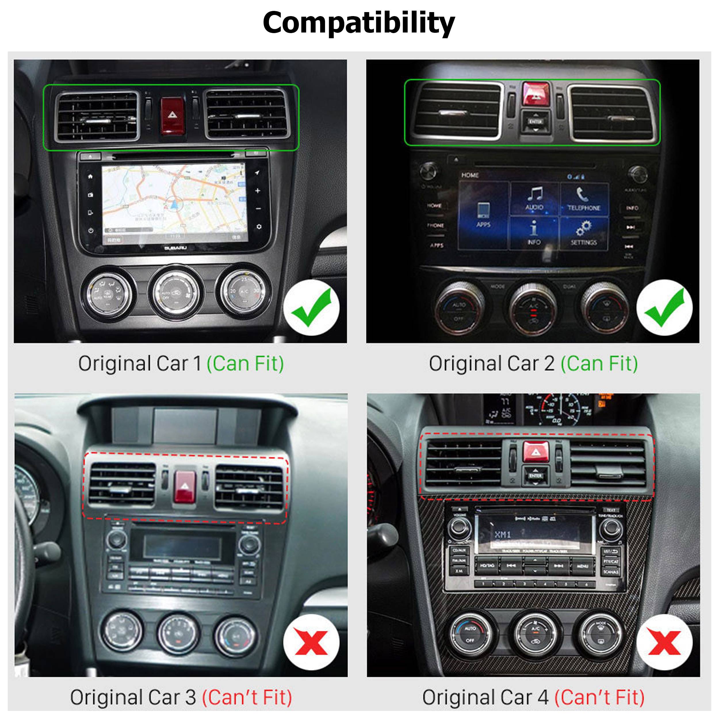 Für Subaru Forester 08-12 9" Touchscreen Android Radio GPS Navi CarPlay #1