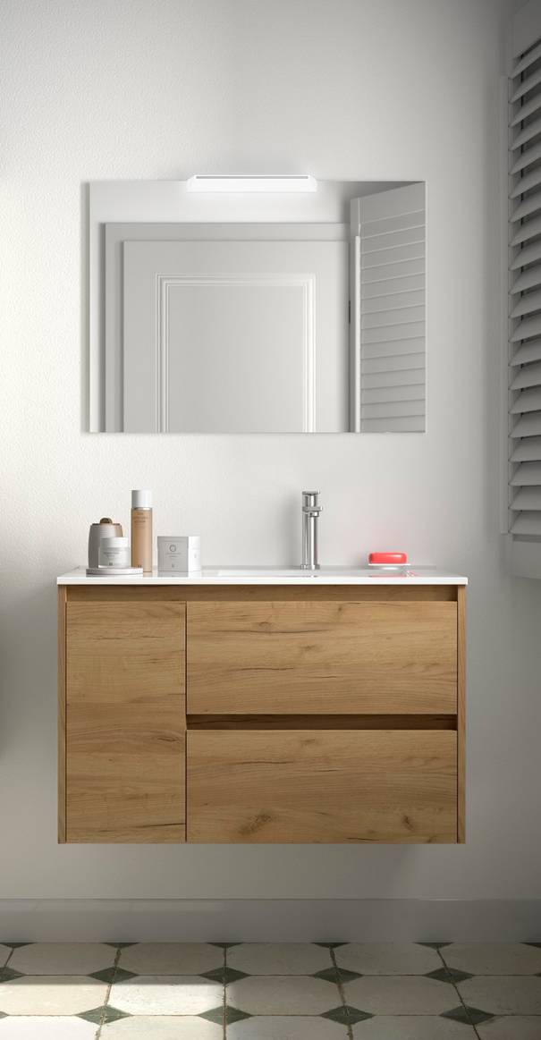 Salgar Noja Komplett-Set 850 2 Schubladen - Tür links Eiche Afrika