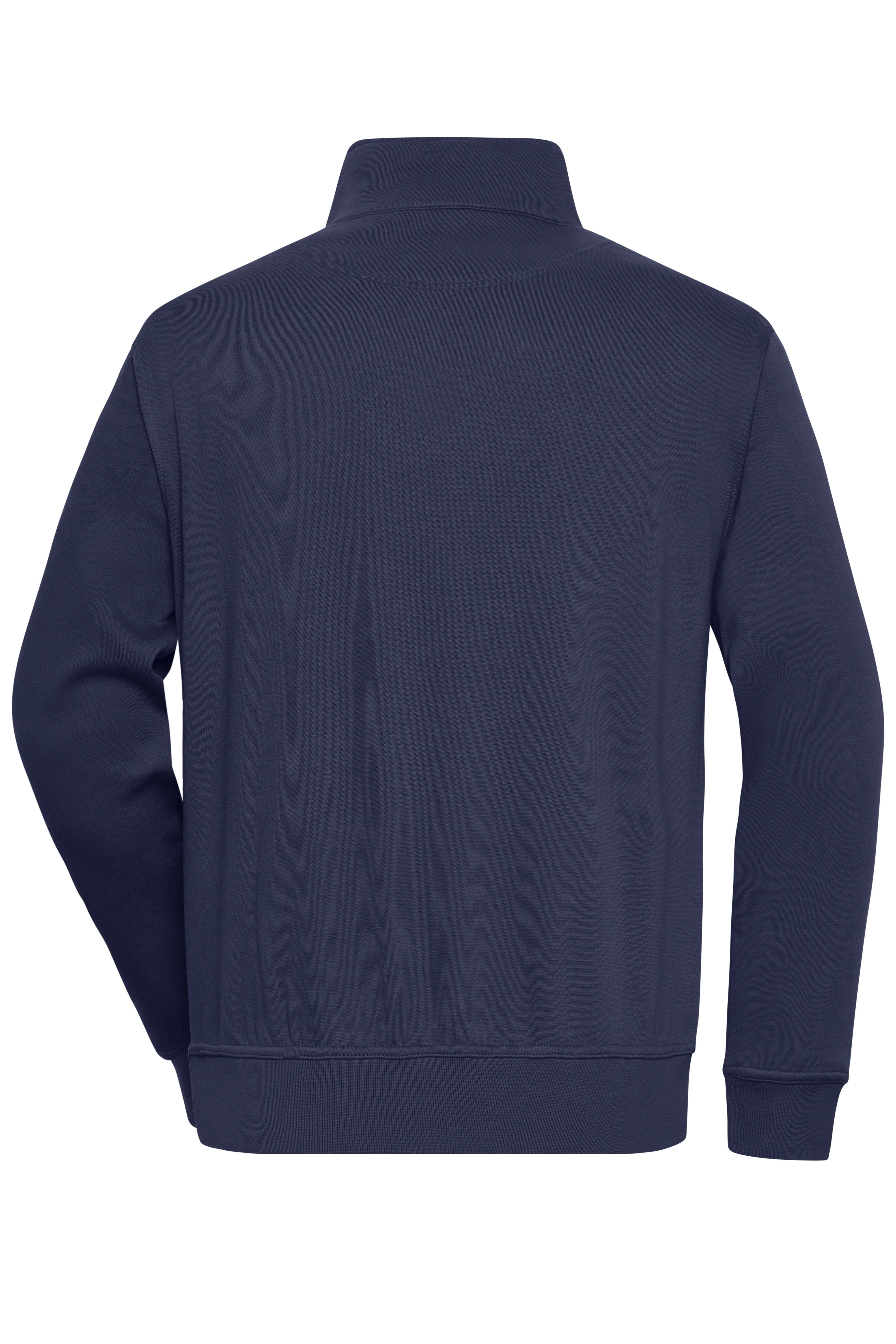 James & Nicholson® Workwear Half Zip Sweat JN831 Größe: navy_L