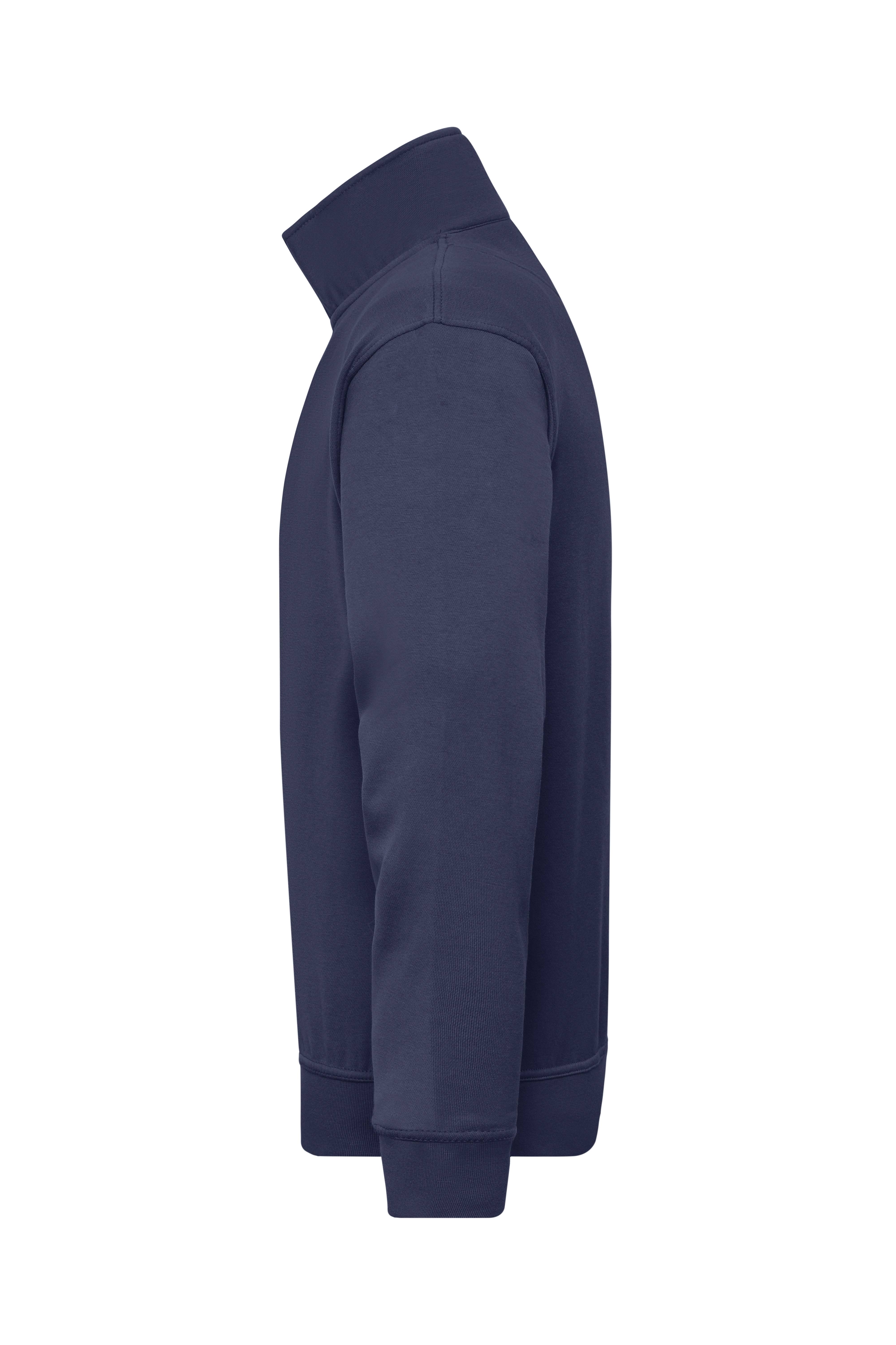 James & Nicholson® Workwear Half Zip Sweat JN831 Größe: navy_XXL