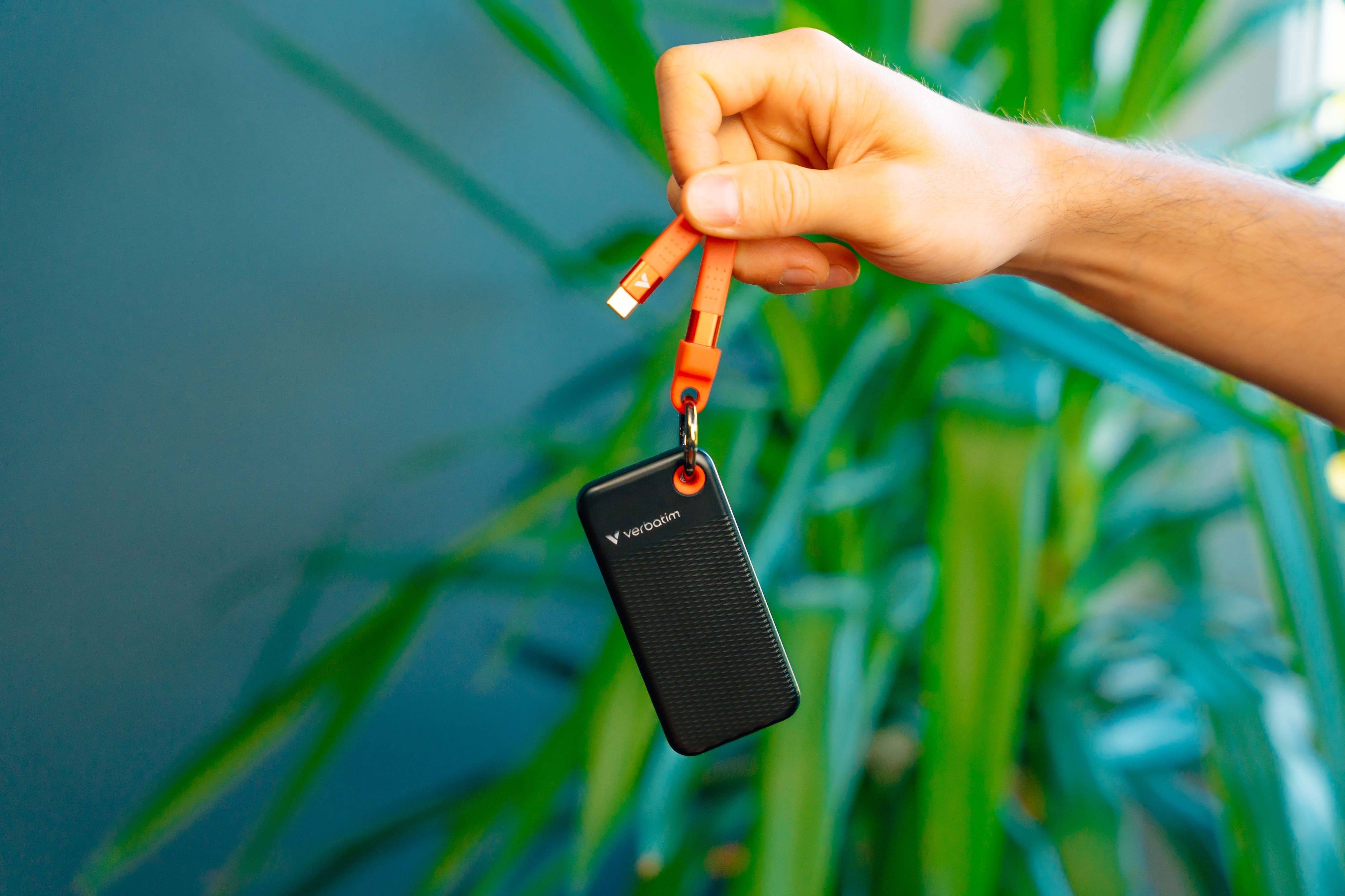 VERBATIM Externe SSD Pocket 2TB schwarz-orange