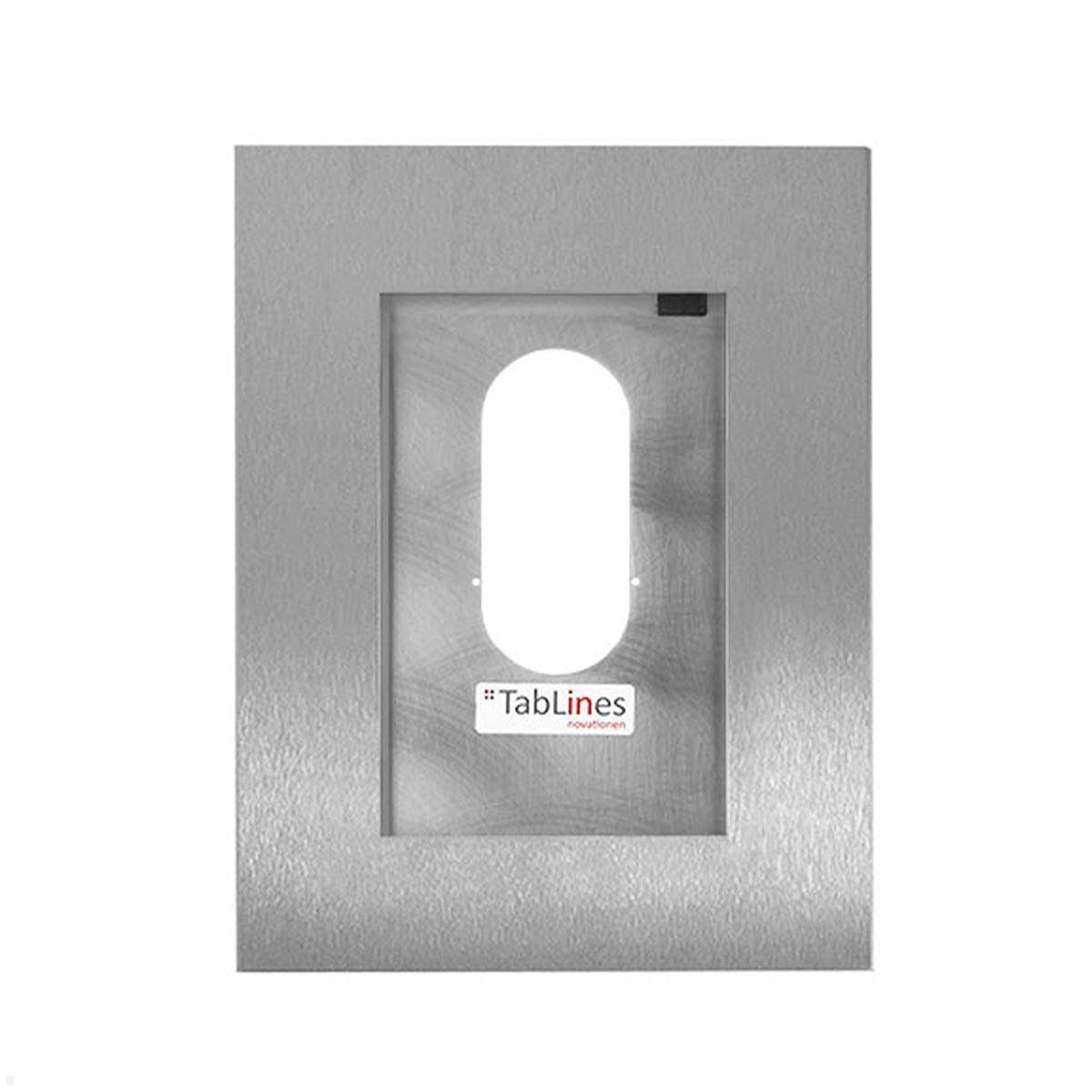 TabLines TWE124E Tablet Wandeinbau für Samsung Tab S10+ 12.4, Edelstahl