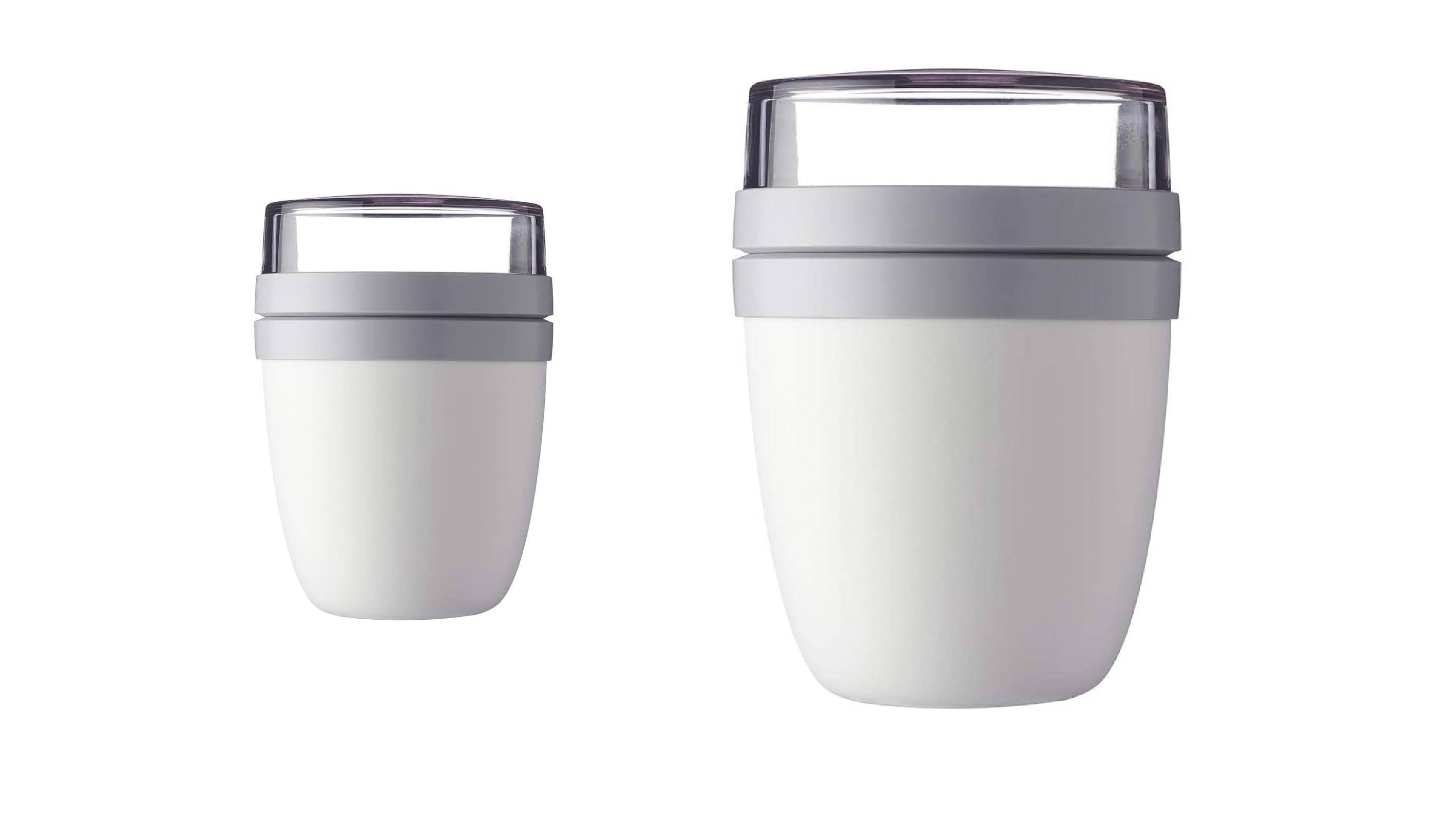 Mepal Duo Pack Lunchpot Ellipse Nordic White / Weiß
