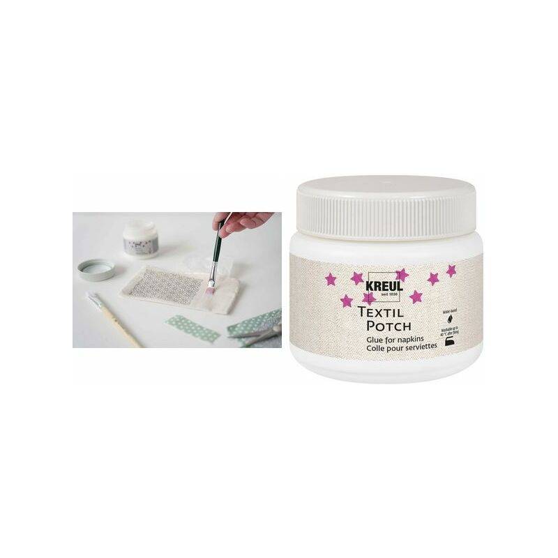 KREUL Servietten-Lack & Leim Textil POTCH, 250 ml